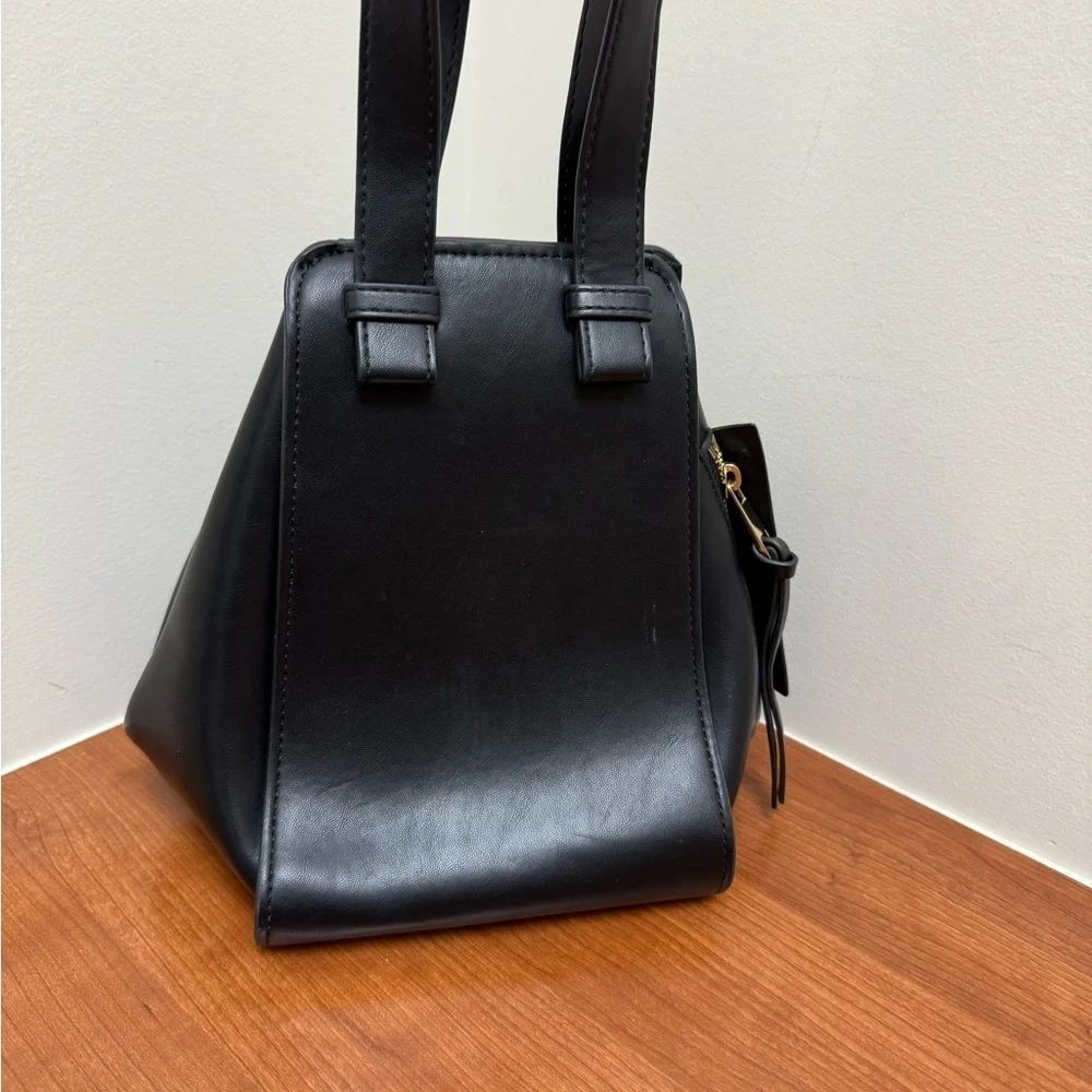 House of Harlow 1960 Bowler Bag Satchel with Crossbody Strap EUC